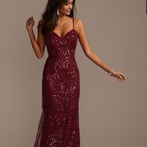 David’s Bridal geometric dress 💃🏻